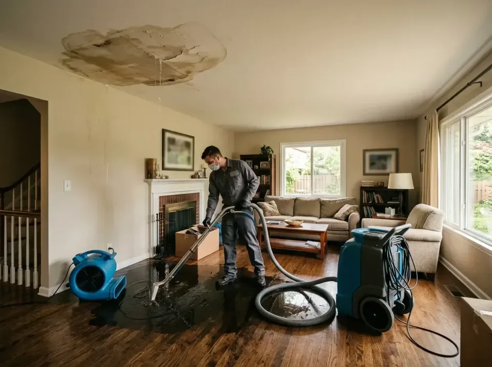 attic-pipe-burst-ceiling-drip-008 — frequently asked questions, Water Damage Restoration & Carpet Care in Fairview, TN